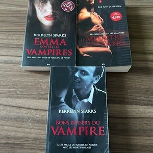 Divers livres de vampires - livres en français, book in french